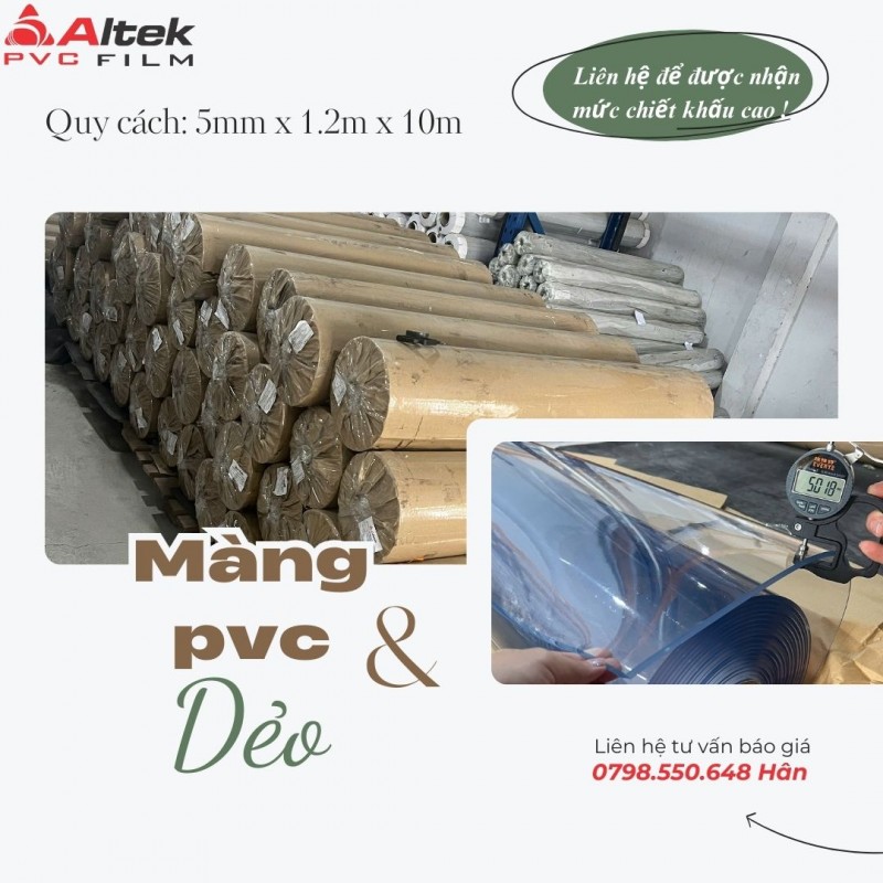 Phân phối sỉ và lẻ màng pvc dẻo các loại giá tốt nhất Hải Phòng