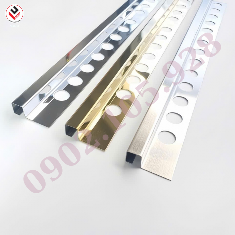 Nẹp góc inox VJob - Hoàn thiện chuẩn mỗi đường nét
