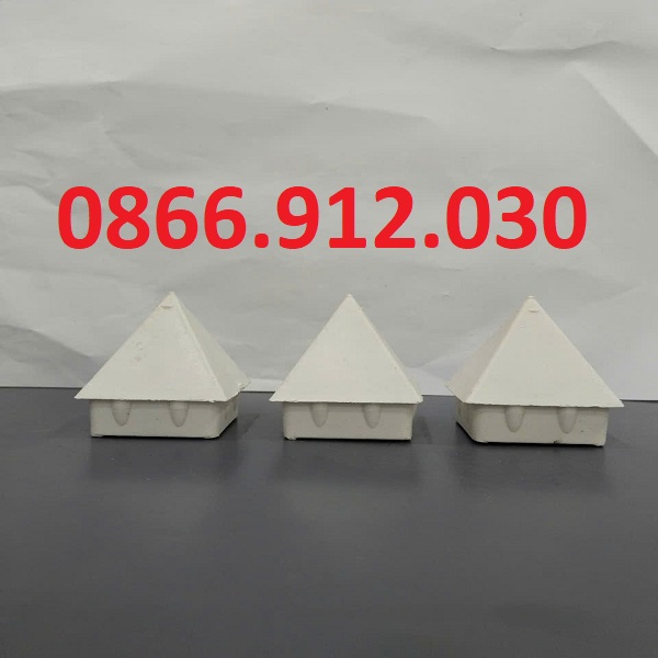 Chông hàng rào vuông 40x40mm, mũ chụp hàng rào