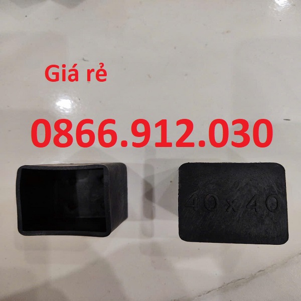 Nắp chụp đầu sắt hộp vuông 40x40mm, chụp ngoài vuông 40x40mm