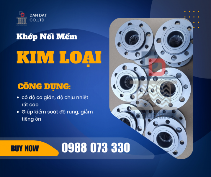 Khớp nối mềm kim loại-Khớp nối mềm nối bích (Jis, Ansi, Bs, Din)-