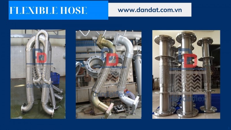 Khớp nối mềm inox 2 đầu mặt bích, Khớp nối chống rung, Khớp nối inox, Nối mềm inox