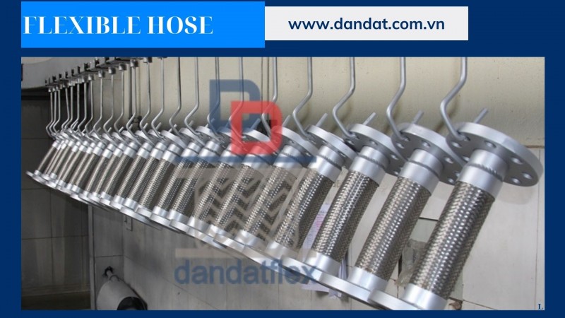 Khớp nối mềm inox 2 đầu mặt bích, Khớp nối chống rung, Khớp nối inox, Nối mềm inox