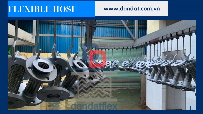 Khớp nối mềm chống rung inox, Ống mềm inox chịu nhiệt chịu áp cao, Khớp nối inox nối bích