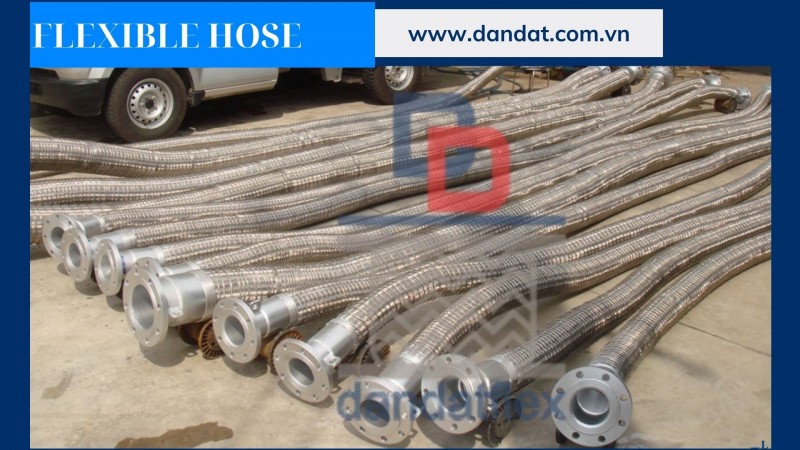 Khớp nối mềm chống rung inox, Ống mềm inox chịu nhiệt chịu áp cao, Khớp nối inox nối bích