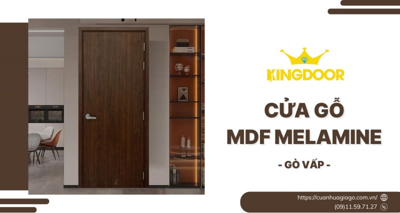 Cửa Gỗ MDF Melamine Tại Gò Vấp | Phù Hợp Mọi Không Gian