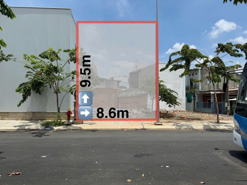 Bán đất MT Kinh Doanh đối diện Trường Tiểu Học Tân Tiến chỉ 4tỷ850