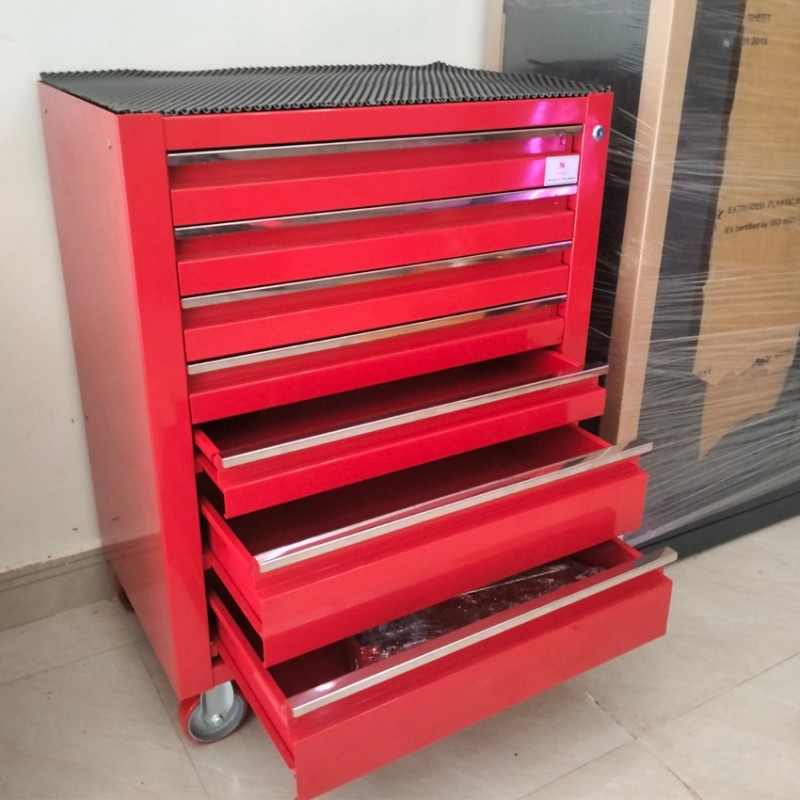 Tủ đựng đồ nghề 7 ngăn NPRO - màu đỏ