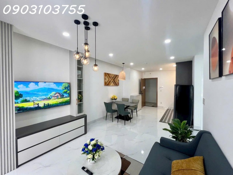 (3608 1B) Cho thuê căn hộ rộng rãi đẳng cấp Mường Thanh Viễn Triều đủ nội thất xịn xò