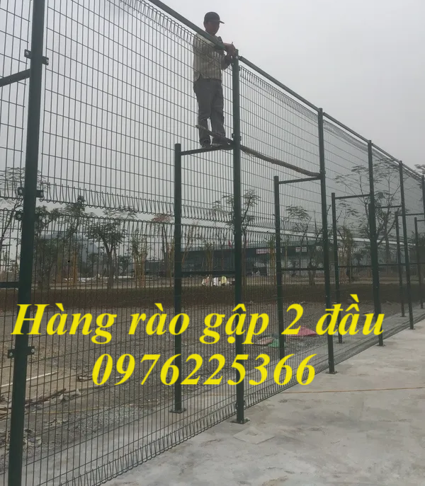 Cung cấp hàng rào gập tam giác hai đầu D3, D4, D5, D6 giá tốt 
