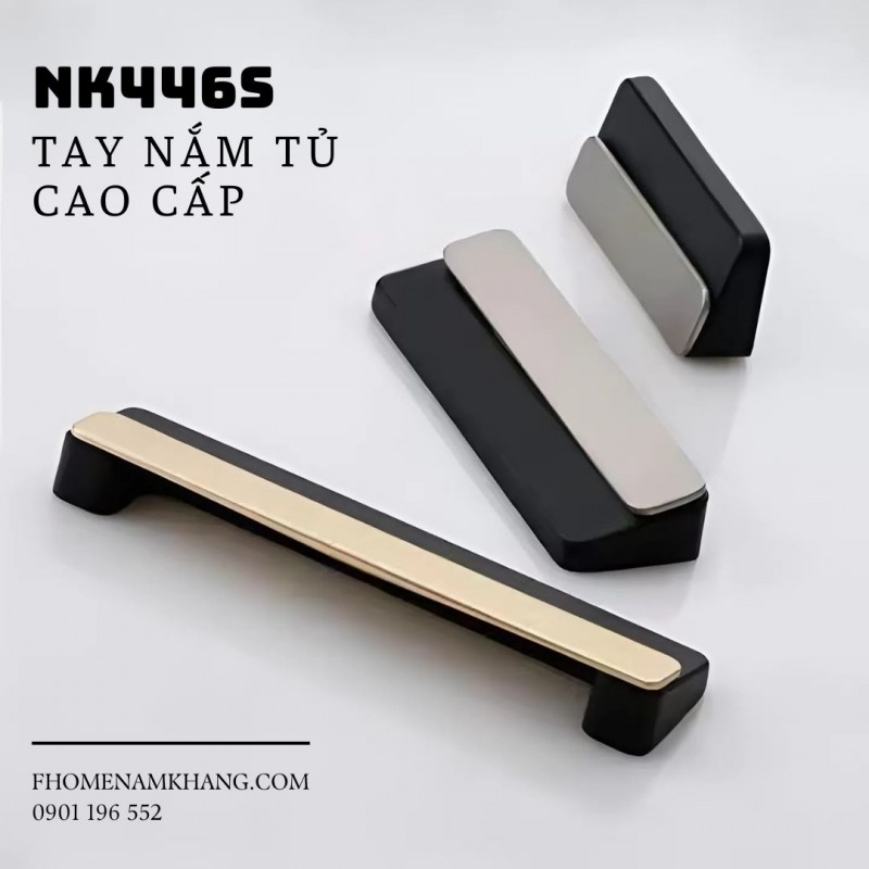 Tay nắm tủ bếp phối màu hiện đa