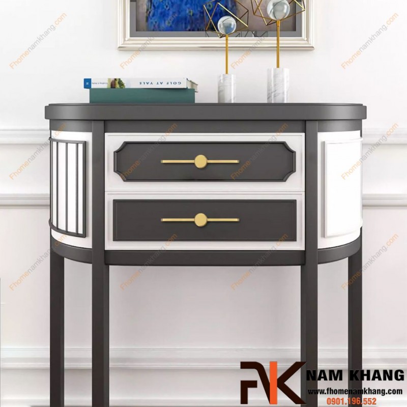 Tay nắm tủ thanh dài phối núm tròn NK447 | Zalo 0901 196 552