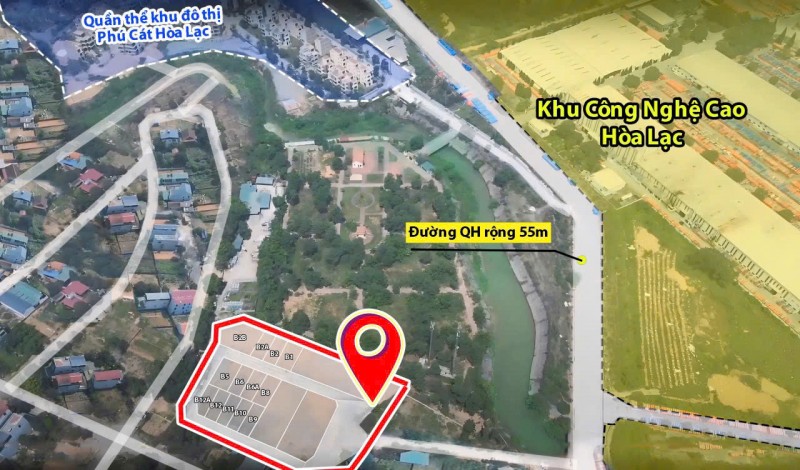 SỞ HỮU LÔ ĐẤT ĐẸP FULL THỔ CƯ TẠI HÒA LẠC