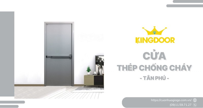 Cửa Thép Chống Cháy Tại Tân Phú | Tư Vấn & Thi Công Trọn Gói