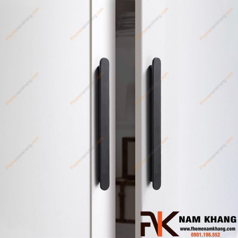 Tay nắm tủ dạng thanh bo tròn cao cấp NK455 | Zalo 0901 196 552
