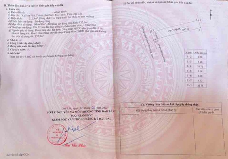BÁN LÔ ĐẤT HẺM CÁCH QUÓC LỘ 14 CHỈ 500M, BUÔN MA THUỘT, ĐỐI DIỆN KCN HOÀ PHÚ, CHỈ 775TRIỆU
