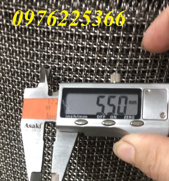 Lưới đan inox 304 ô 5x5