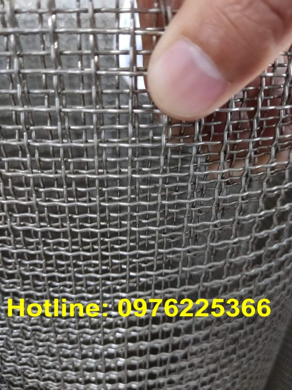 Lưới đan inox 304 ô 5x5