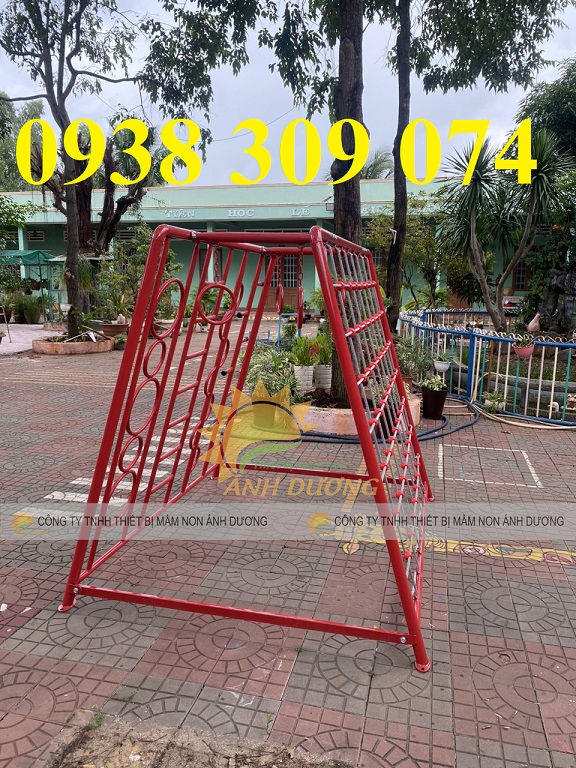 Thang leo mầm non,khung leo cho bé,khung leo trèo vận động