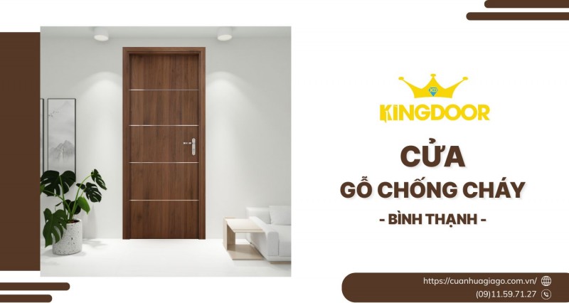 Cửa Gỗ Chống Cháy Tại Bình Thạnh | Báo Giá Thi Công Trọn Gói