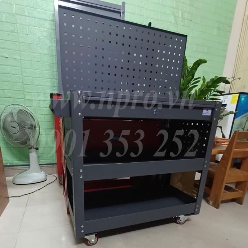 XE ĐẨY ĐỒ NGHỀ 3 NGĂN NPRO