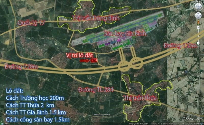 Bán đất Lương Tài, Bắc Ninh. 90m2 * mt 5m * 2,65 tỷ. ô tô tránh, kinh doanh