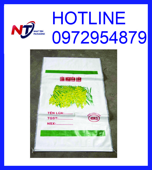 Bao PP dệt có tráng PE, bao PP dệt in flexo