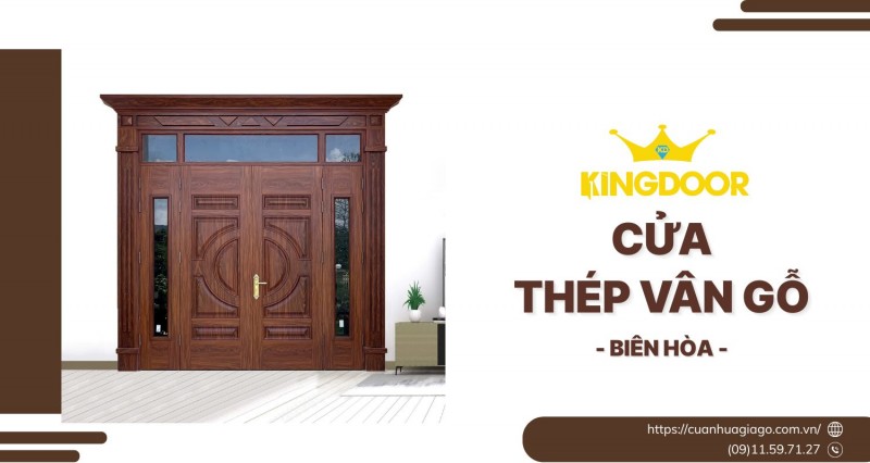Cửa Thép Vân Gỗ Tại Biên Hòa | Lắp Đặt & Bảo Hành Uy Tín