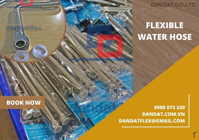 Dây dẫn nước inox, dây dẫn nước inox chịu nhiệt, ống mềm cho máy nóng lạnh