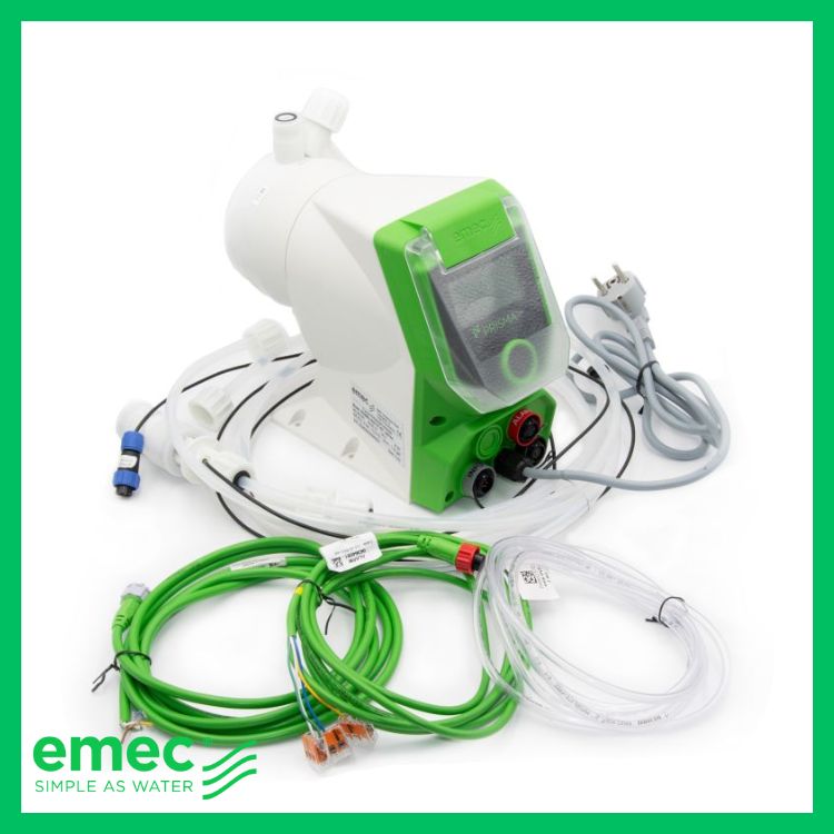 Bơm định lượng EMEC, dòng động cơ bước PRISMA 0370, lưu lượng lên đến 70 L/h