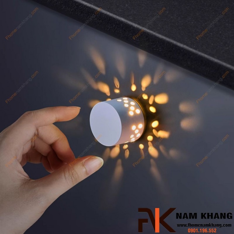 Tay nắm tủ tích hợp đèn LED cao cấp NK494 | Zalo 0901 196 552