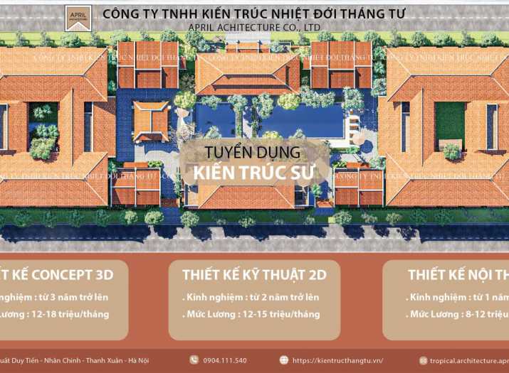 TUYỂN DỤNG KIẾN TRÚC SƯ TẠI HÀ NỘI