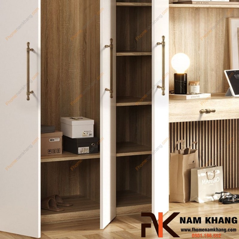 Tay nắm tủ cao cấp màu đồng cổ NK520D | Zalo 0901 196 552