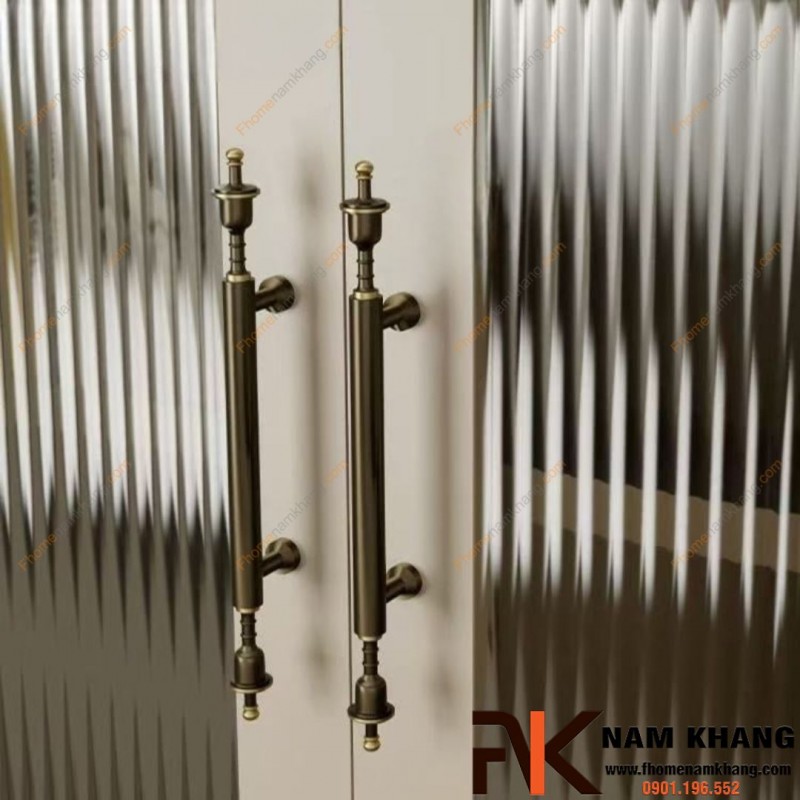 Tay nắm tủ đồng cao cấp kiểu cổ điển NK521D | Zalo 0901 196 552