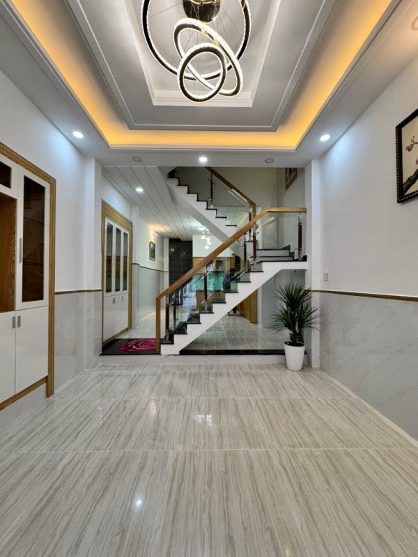 Bán nhà Gò Vấp, hẻm xe hơi Lê Đức Thọ, gần chợ Xóm Mới, 56M² x4 tầng, 5Pn, hơn 6 tỷ