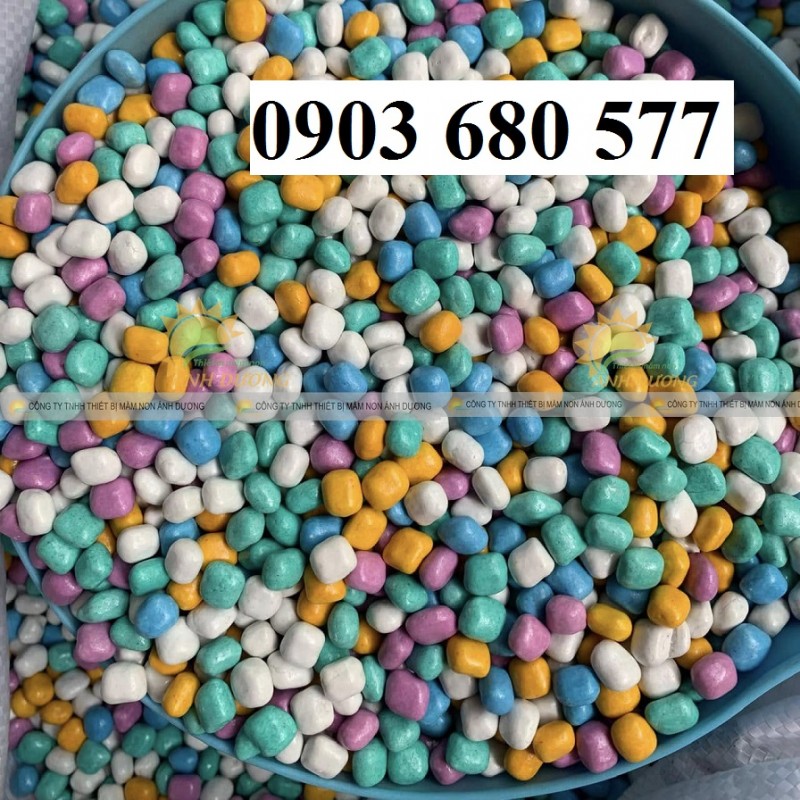 Hạt sứ nhiều màu sắc cho khu vui chơi trẻ em