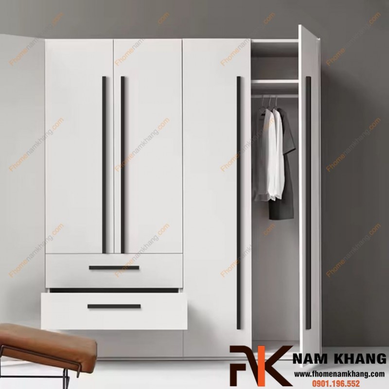 Tay nắm tủ thanh chữ L cao cấp NK014 | Zalo 0901 196 552