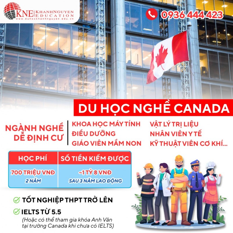 Du Học Nghề Canada – Con Đường Ngắn Nhất Đến Canada Làm Việc & Định Cư
