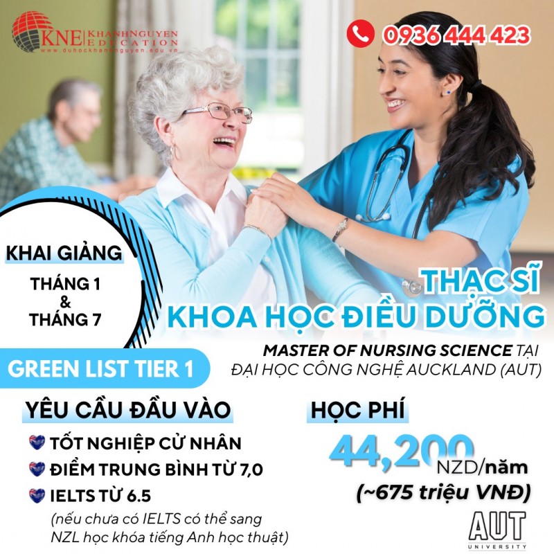Thạc Sĩ Điều Dưỡng Tại Aut (New Zealand) Với Lộ Trình Định Cư Rõ Ràng 