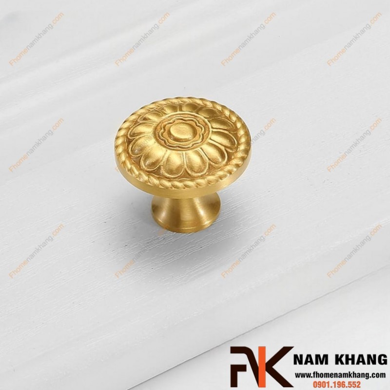 Núm tủ đồng hoa văn cổ điển NK027 | Zalo 0901 196 552