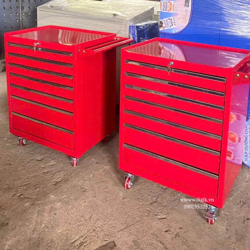 Các mẫu tủ đồ nghề 7 ngăn đựng dụng cụ cơ khí