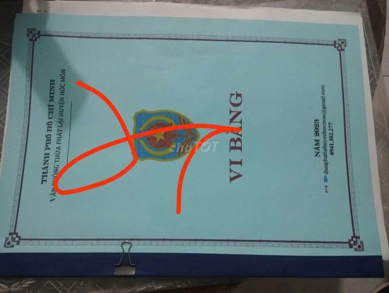 HOT HOT HOT – CẦN BÁN LÔ ĐẤT Tại  Đường Láng The, Xã Tân Thạnh Tây, Huyện Củ Chi, Tp HCM