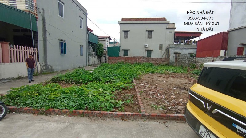 BÁN ĐẤT QUẢNG PHÚ, LƯƠNG TÀI, BẮC NINH. 102M2 * MT 4.5M * 1,45 TỶ. LÔ GÓC, Ô TÔ THÔNG