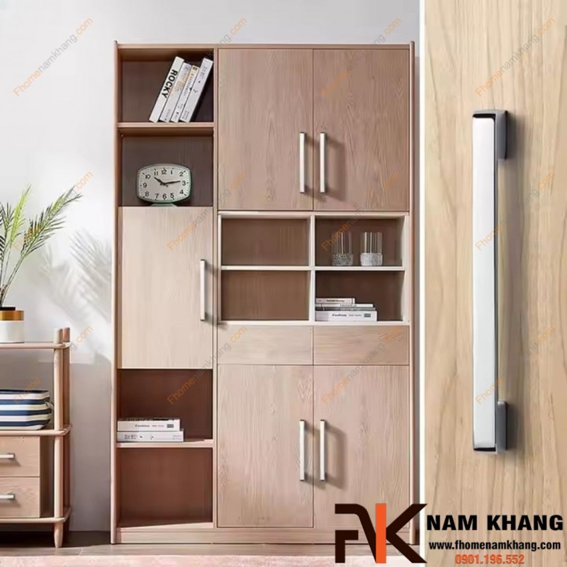 Tay nắm tủ dạng thanh trơn bo tròn NK143 | Zalo 0901 196 552
