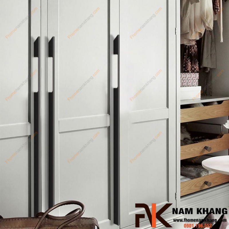 Tay nắm cửa tủ dạng thanh dài hiện đại NK156 | Zalo 0901 196 552