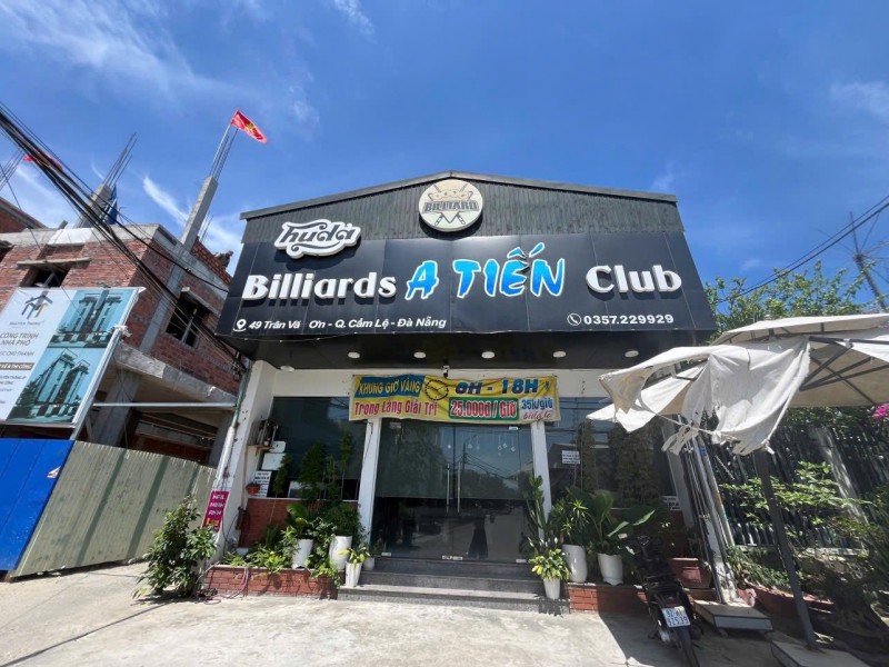 THÔNG BÁO SANG NHƯỢNG MẶT BẰNG QUÁN BIDA TẠI HÒA AN, CẨM LỆ, ĐÀ NẴNG
