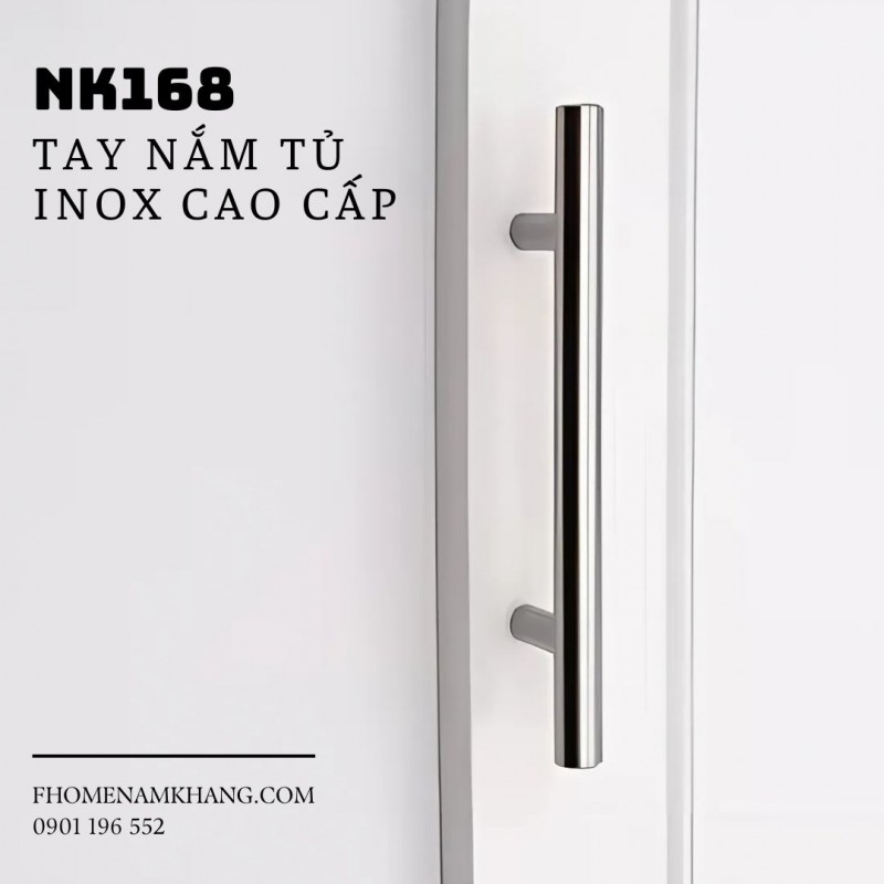 Tay nắm cửa tủ quần áo dạng thanh dài NK170 | Zalo 0901 196 552