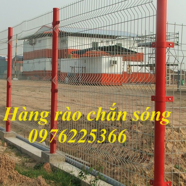 Hàng rào lưới thép chấn sóng D4, D5, D6