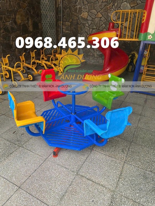 Đu quay ngựa trẻ em, mâm xoay trẻ em giá rẻ