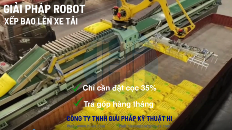 Cho thuê robot xếp bao